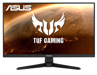 TUF Gaming VG249Q1A Gaming Monitor – 23.8 inch Full HD (1920 x 1080), IPS, Overclockable 165Hz(above 144Hz), Extreme Low Motion Blur™, FreeSync™ Premium, 1ms (MPRT), Shadow Boost