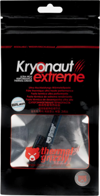 Thermal Grizzly Kryonaut Extreme Ultra High Performance Thermal Grease Paste - 2.0 Gram