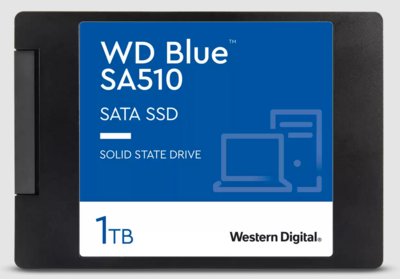 Western Digital 1TB WD Blue SA510 SATA Internal Solid State Drive SSD - SATA III 6 Gb/s