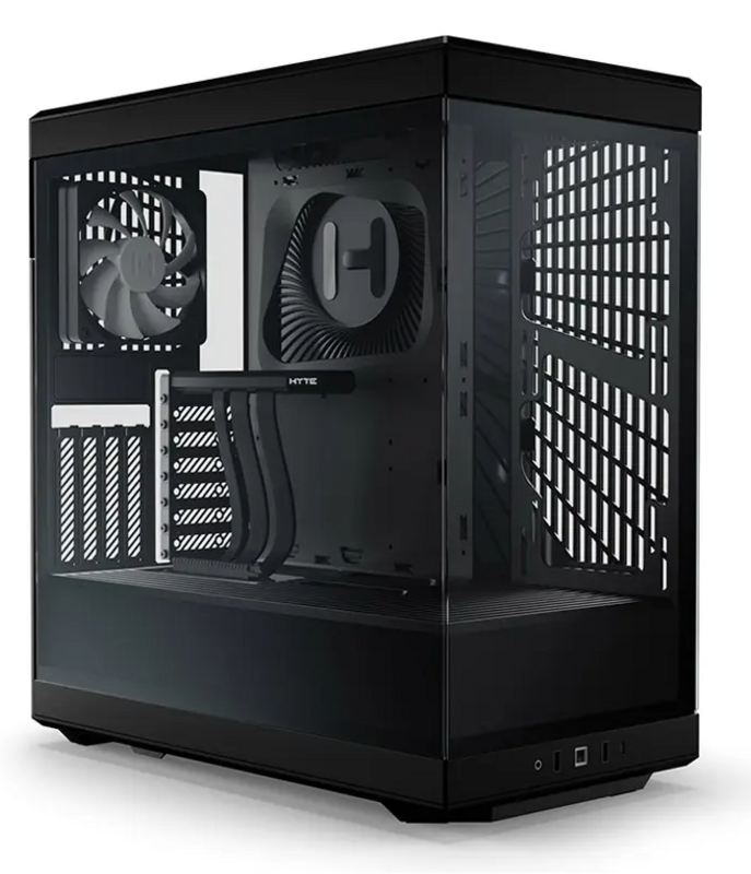 HYTE Y40 S-Tier Aesthetic TG Case w/ Free PCIE 4.0 Riser ( Free 2x 120mm Fans )