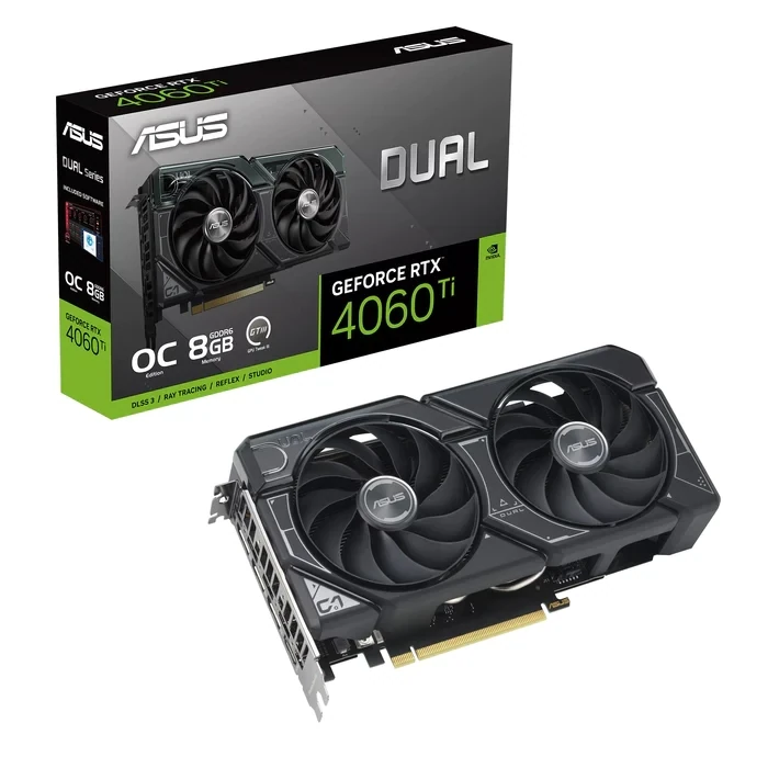 ASUS DUAL GEFORCE RTX 4060 Ti OC 8GB GDDR6 Video Card