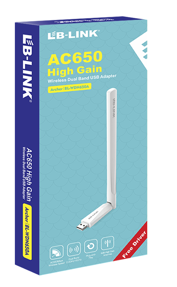 LB-LINK AC650M High Gain Wireless Dual Band USB Adapter