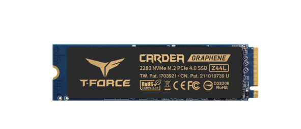 TeamGroup CARDEA Z44L 250GB 3D NAND TLC NVMe PCIe Gen4 x4 M.2 2280 Gaming Internal SSD