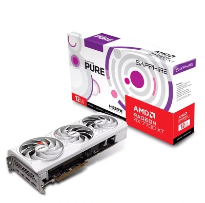 Sapphire PURE AMD Radeon RX 7700 XT 12GB GDDR6 OC Graphics Card Sapphire PURE AMD Radeon RX 7700 XT 12GB GDDR6 OC Graphics Card