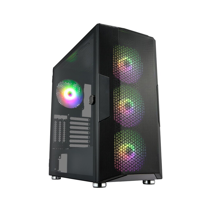 FSP CUT 592 ATX TG Case (Free 4x 140mm ARGB Fans)