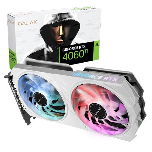 GALAX GeForce RTX™ 4060 Ti 8GB EX White 1-Click OC
8GB GDDR6 128-bit/DP*3/HDMI 2.1/DLSS 3