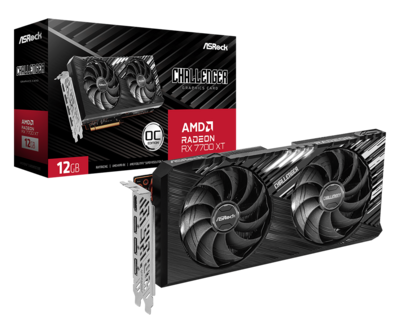ASRock AMD Radeon™ RX 7700 XT Challenger 12GB OC Video Card