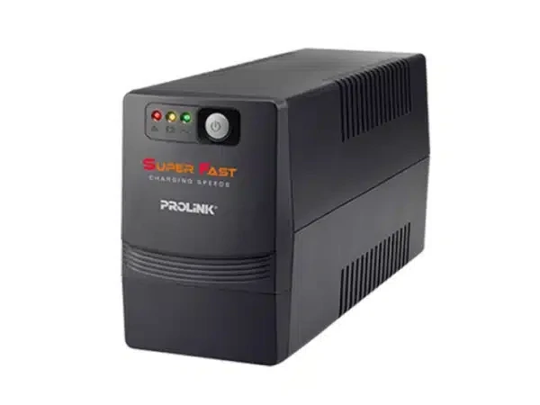 PROLINK PRO1501SFCU 1500VA/ 900Watts, 4- Universal Socket SUPER FAST CHARGING LINE INTERACTIVE UPS with built-in AVR Uninterruptible Power Supply
