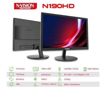 NVISION N190V8 19" 1440*900 60Hz Led Monitor