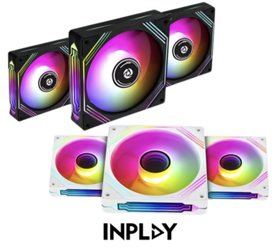 Inplay Seaview Tower X3-B 3in1 Pack ARGB Chassis Fan