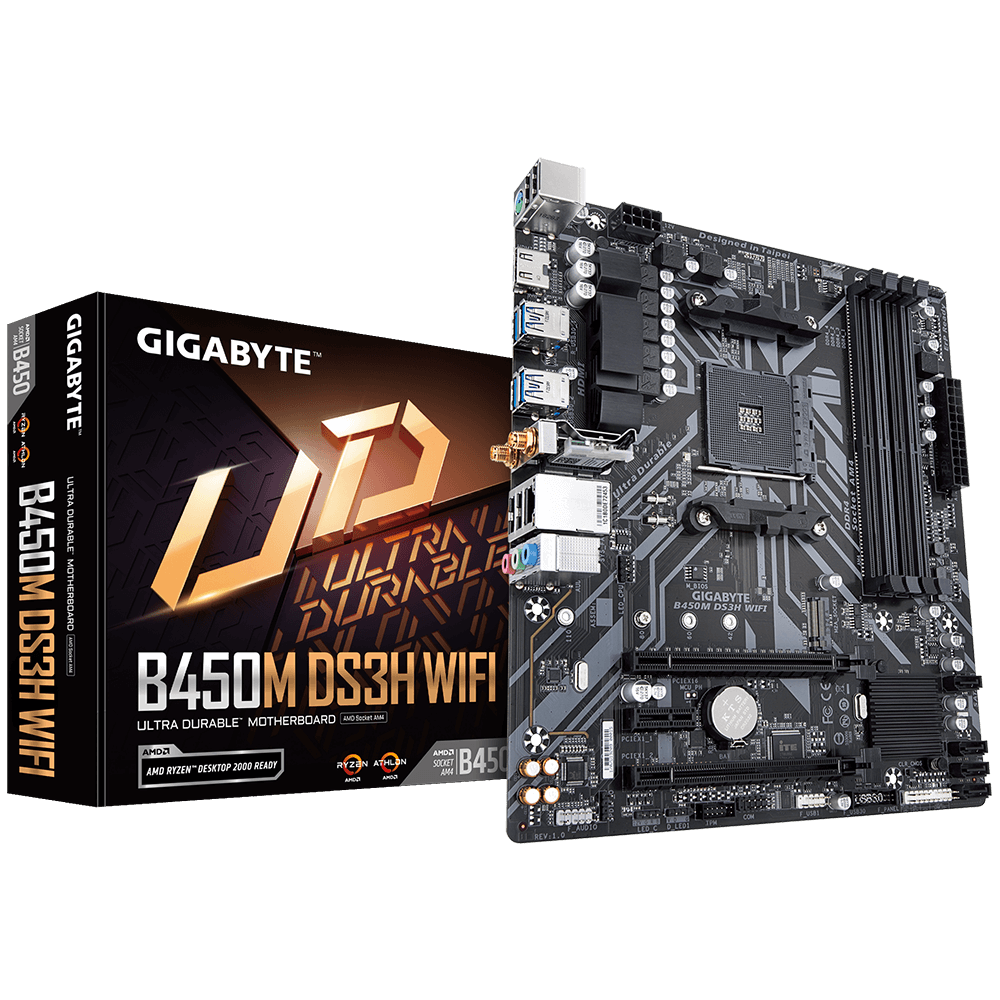 GIGABYTE GA-B450M-DS3H-WIFI Motherboard