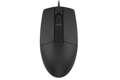 A4Tech OP-330 1200 DPI Durable Button Life 4-way wheel Silent Clicks Usb Black Mouse Black