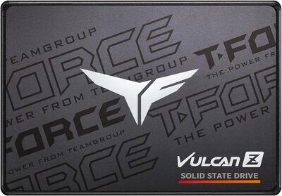TEAMGROUP T-Force Vulcan Z 2TB SLC Cache 3D NAND TLC 2.5 Inch SATA III Internal Solid State Drive SSD (R/W Speed up to 550/500 MB/s)