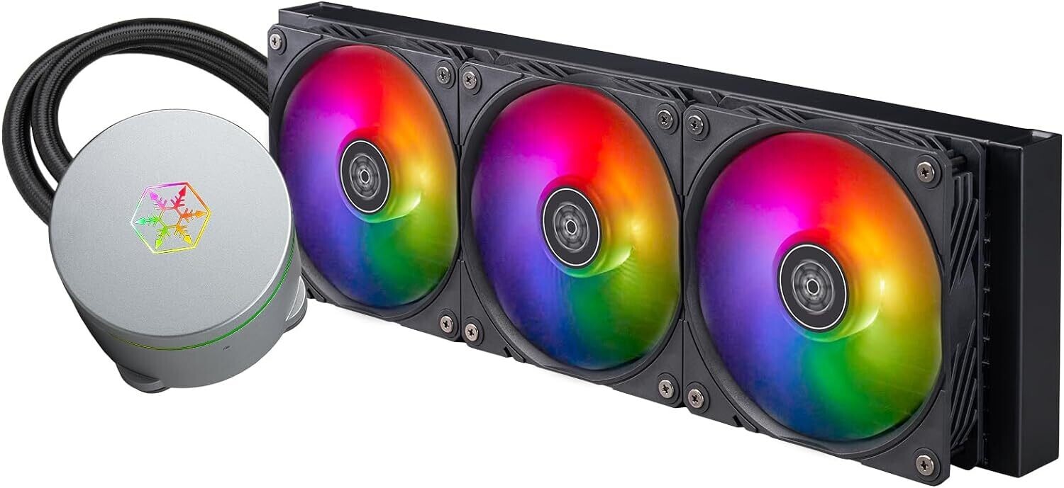 SilverStone IceMyst 360 Premium All-in-One Liquid Cooler with ARGB Lighting