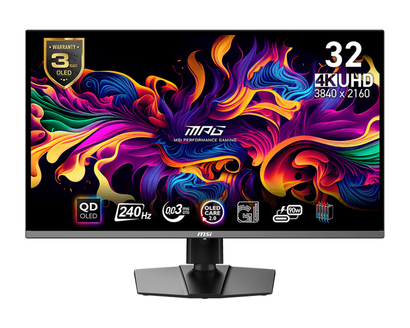 MSI MPG 32&quot; 321URX QD-OLED 4k 240HZ Monitor