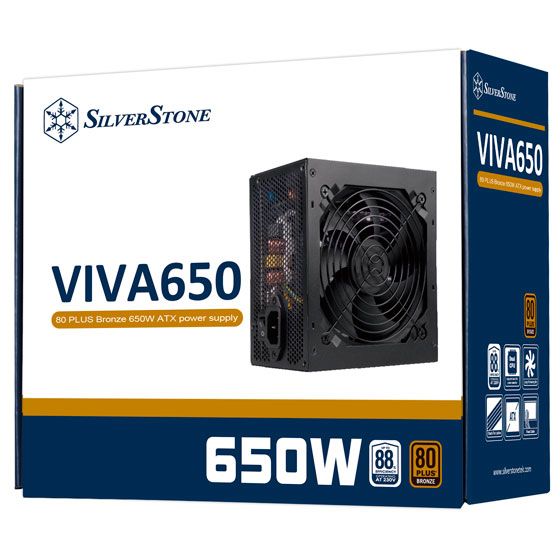 SILVERSTONE VIVA 650w Bronze 80 PLUS Bronze ATX power supply