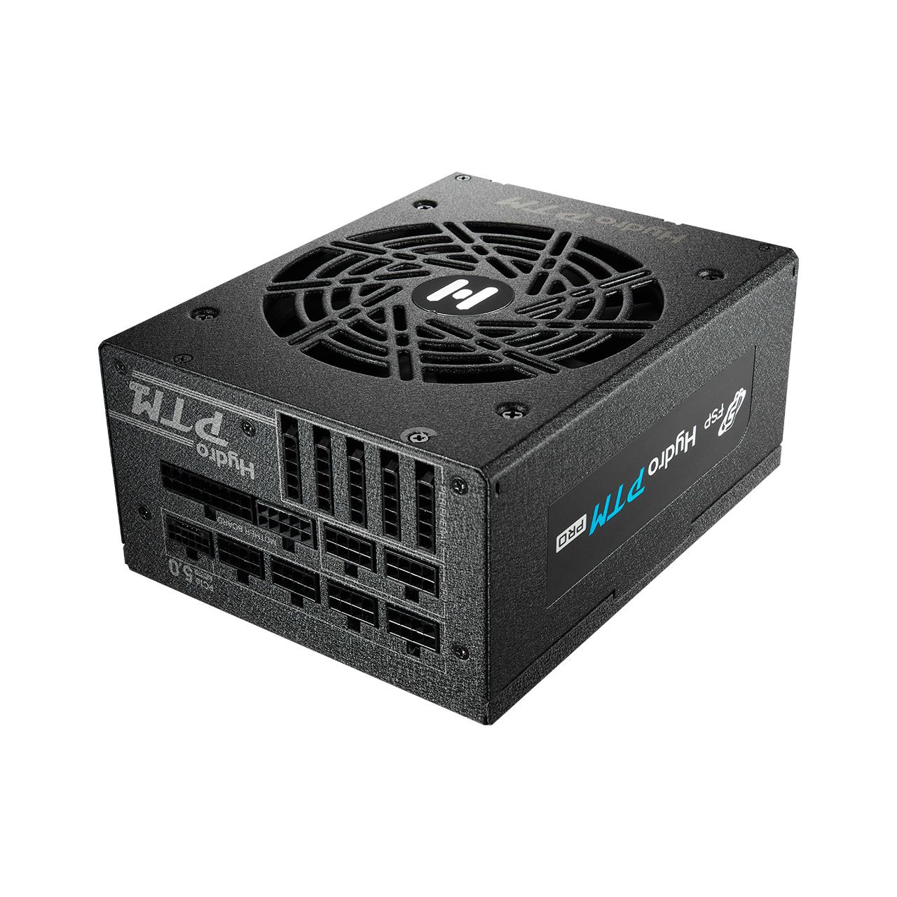 FSP Hydro PTM PRO ATX3.0(PCIe5.0) 1200W 80PLUS PLATINUM APFC Fully-Modular PSU w/ BLACK Ribbon Cables 100%  JAPAN Caps (100-240V