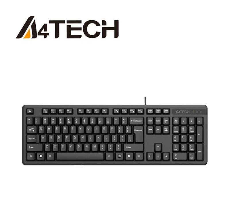 A4Tech KK-3 Wired Keyboard Black USB A4Tech KK-3 Wired Keyboard Black USB