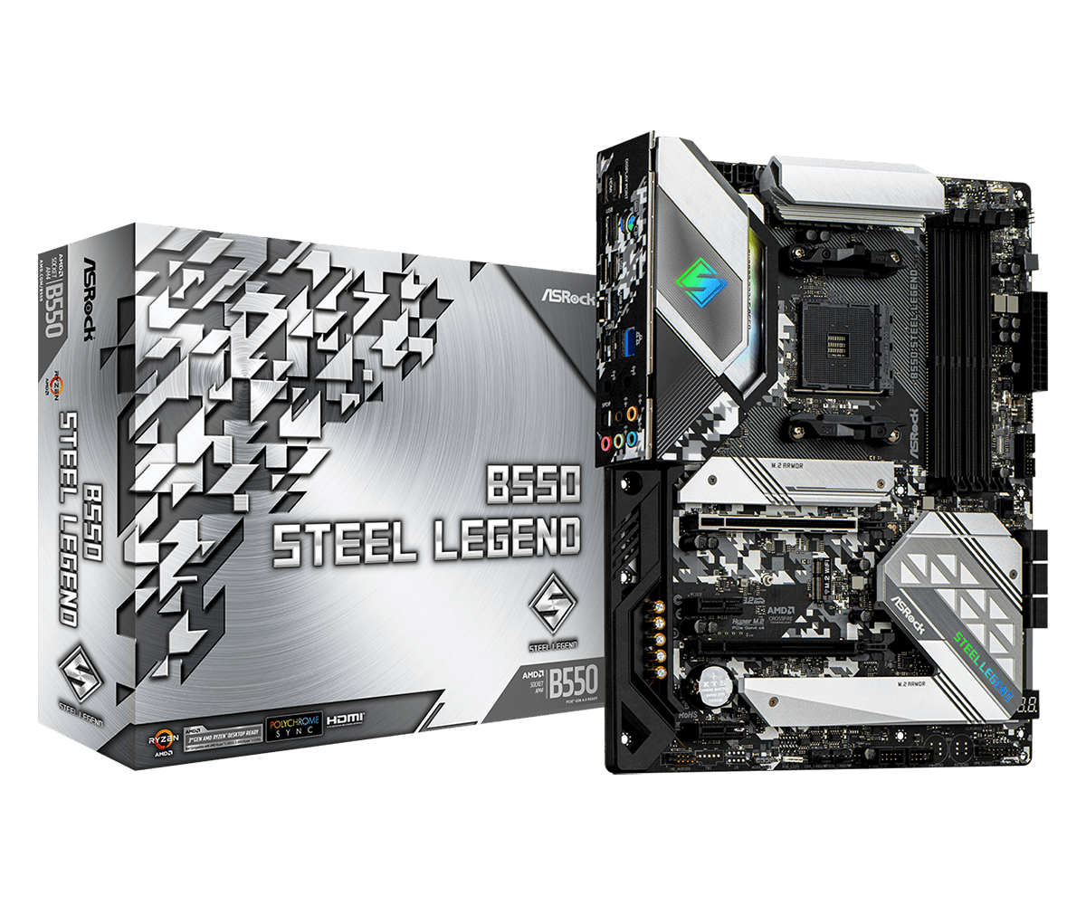 ASROCK B550 STEEL LEGEND ATX GAMING Motherboard