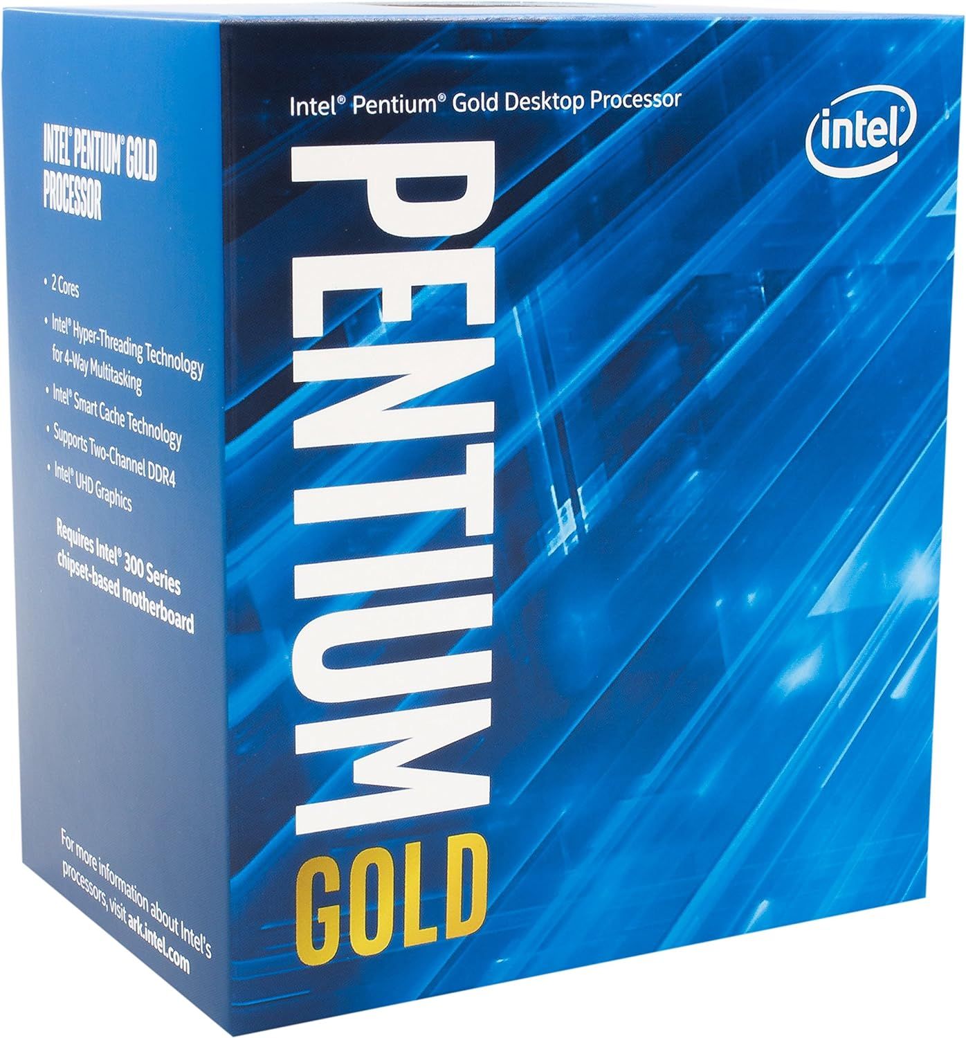 Intel® Pentium® Gold G5400 Desktop Processor 2 Core 4 Threads 3.7GHz LGA1151 300 Series 54W/58W