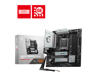 MSI B650M GAMING PLUS WIFI DDR5 MOTHERBOARD MSI B650M GAMING PLUS WIFI DDR5 MOTHERBOARD