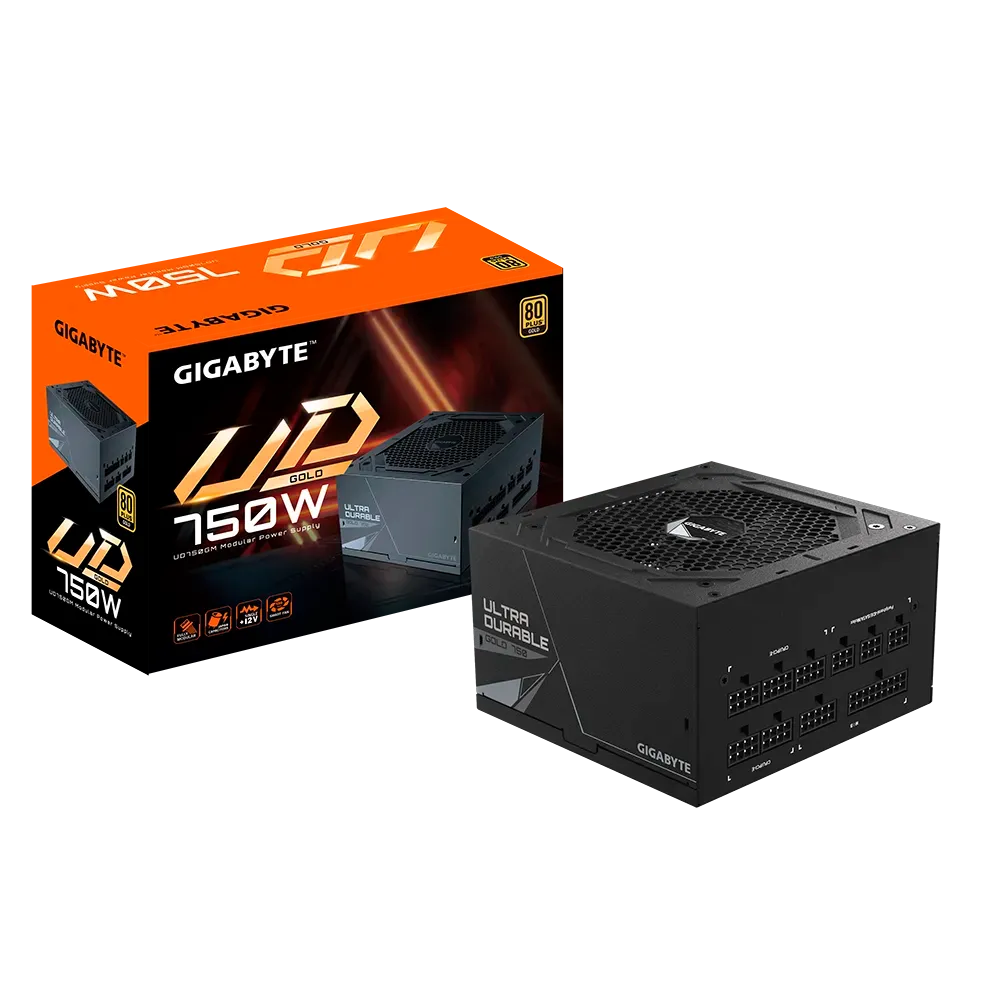GIGABYTE 750W 80 Plus Gold Certified Fully Modular Power Supply