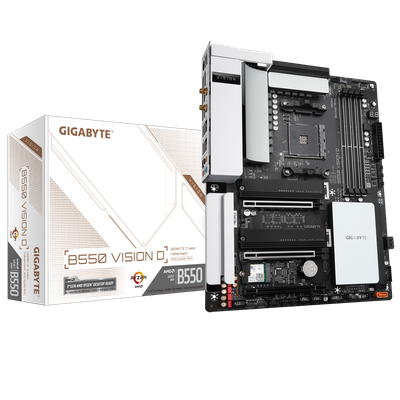 GIGABYTE B550 VISION D Gaming Motherboard GIGABYTE B550 VISION D Gaming Motherboard