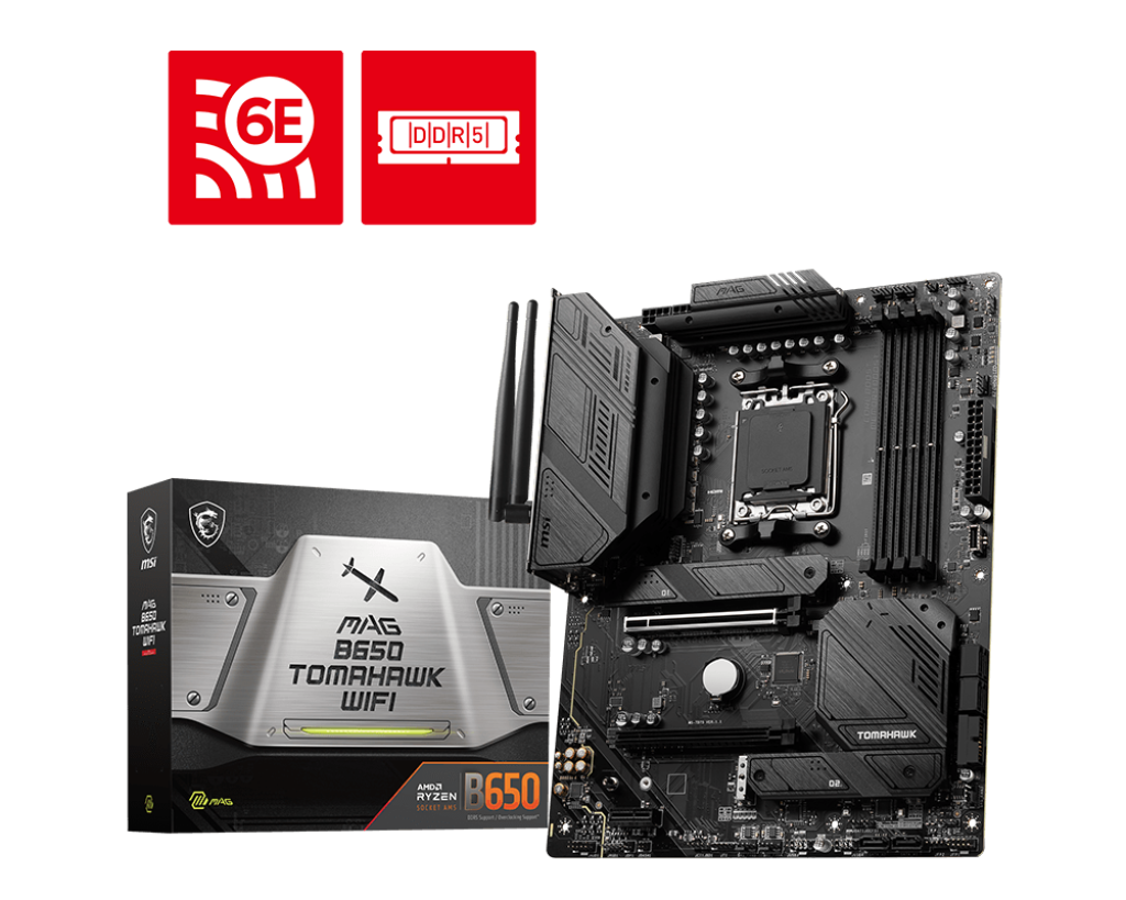 MSI MAG B650 TOMAHAWK WIFI DDR5 MOTHERBOARD