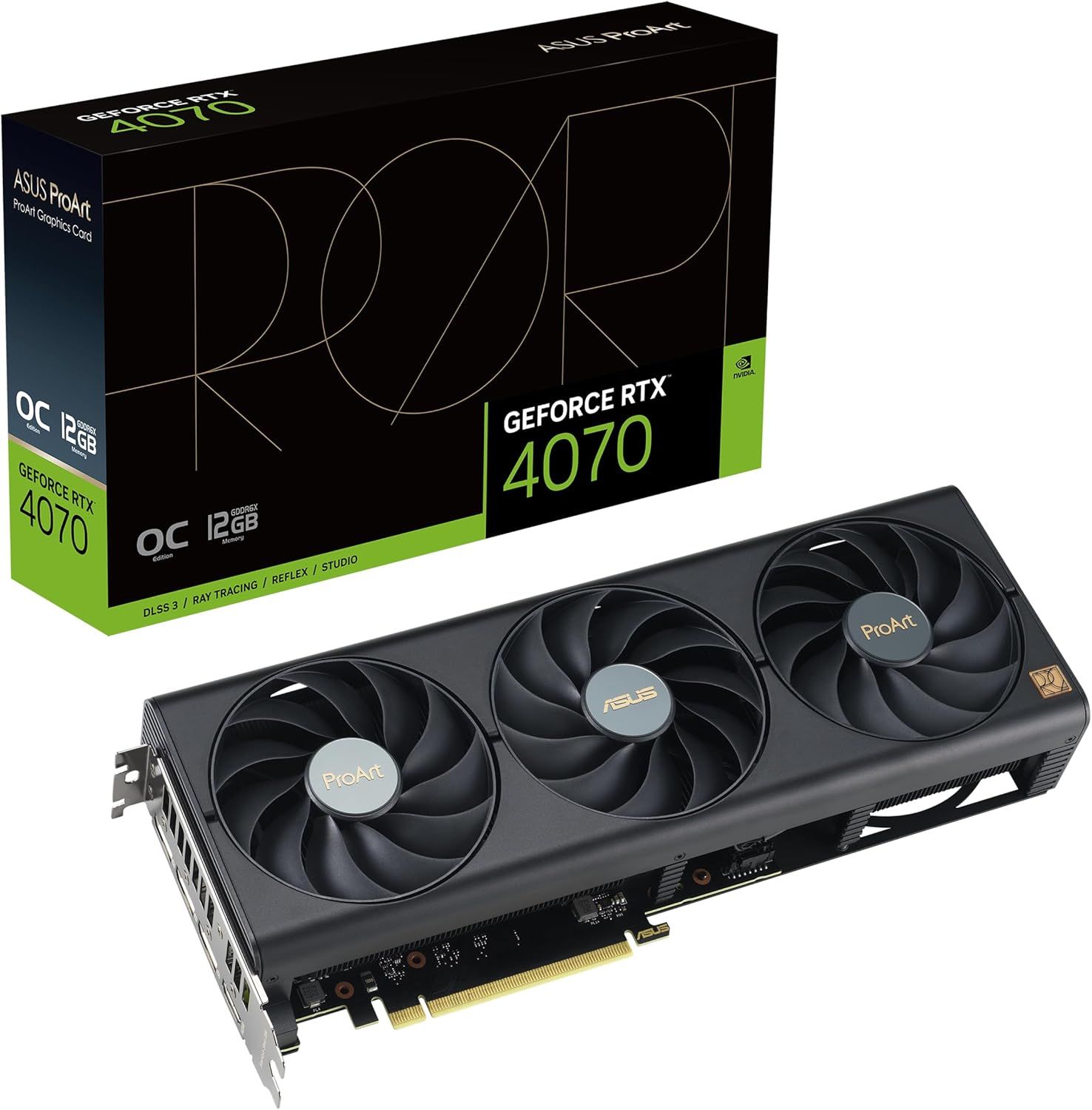 Asus ProArt GeForce RTX 4070 OC edition 12GB GDDR6X 192-bit Video Card
