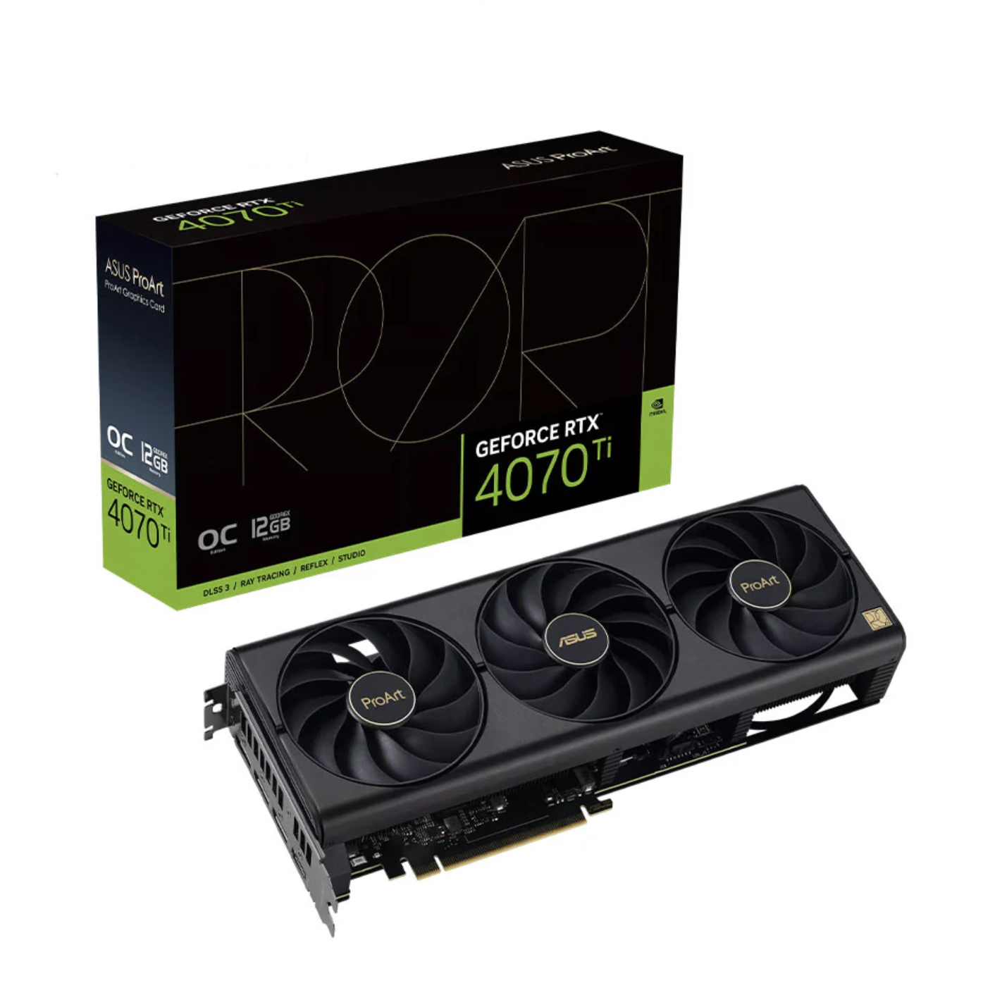 Asus ProArt GeForce RTX 4070 TI OC 12GB GDDR6X 192-bit Graphics Card