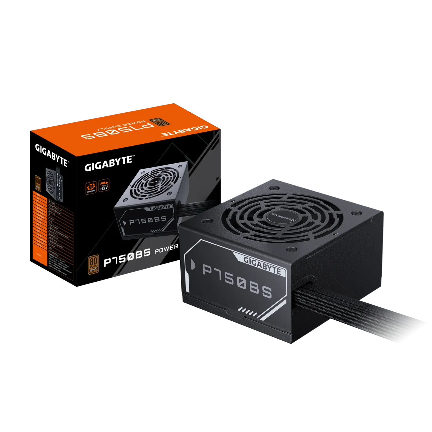 GIGABYTE 750W 80+ Bronze, Quiet Fan, Active Power Protection, Power Supply