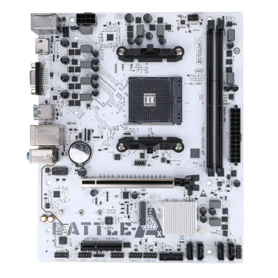 COLORFUL BATTLE-AX B550M-T PRO V14 White Gaming Motherboard
