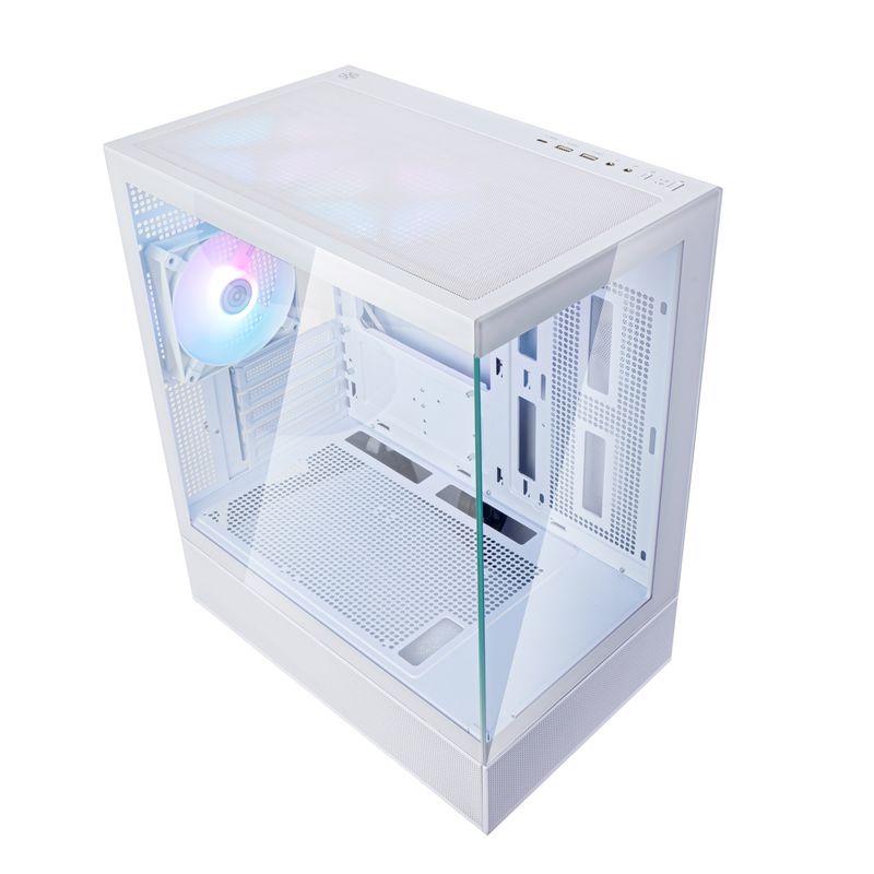 SilverStone Lucid 04 Dual TG MATX Gaming Case ( Free 3x 120mm ARGB Fans )