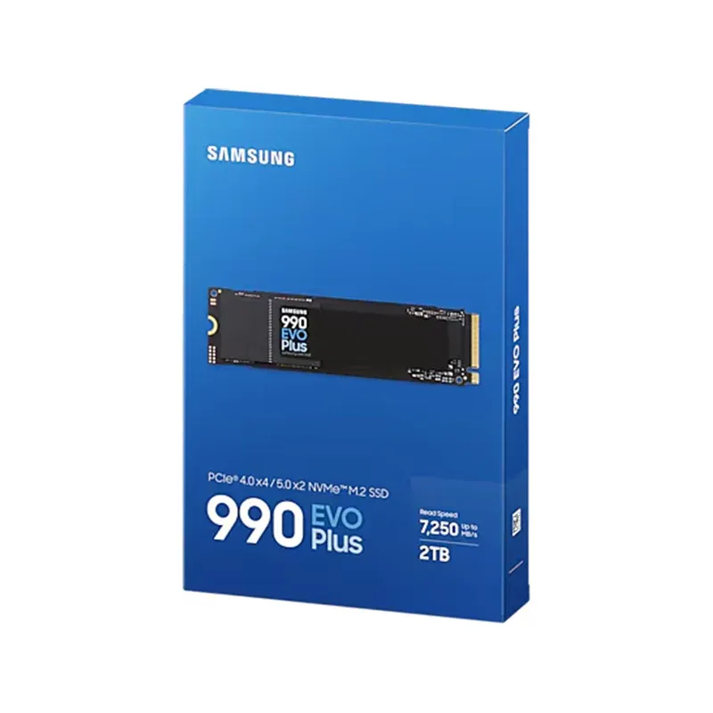 Samsung 990 Evo PLUS 1TB PCIe 4.0 x4 / 5.0 x2 NVMe M.2 SSD (RW: 7,250/6,300MB/s)
