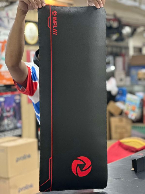 Inplay MP801 Black, Mouse Pad Extended, Leather Surface 800x300m