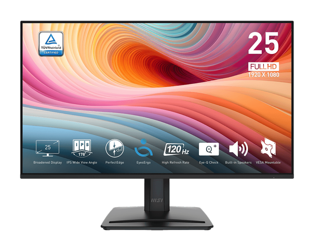 MSI Pro MP251 E2 24.5&quot; FHD (1920x1080) 120Hz 1ms MPRT 4ms GTG IPS Monitor