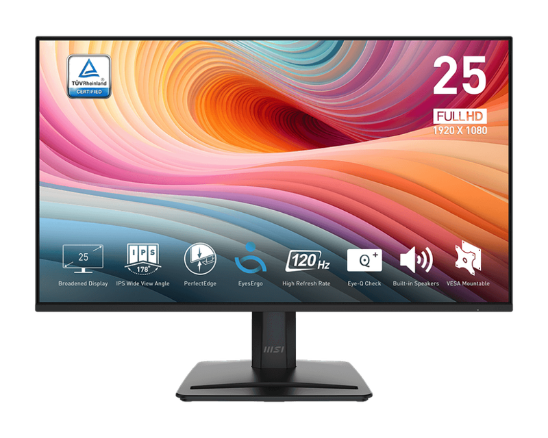 MSI Pro MP251 E2 24.5&quot; FHD (1920x1080) 120Hz 1ms MPRT 4ms GTG IPS Monitor