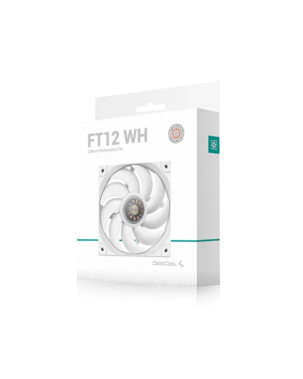 Deepcool PC Fan FT12 Powerful Quiet and Durable Fluid Dynamic Bearing White