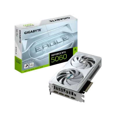 GIGABYTE GeForce RTX™ 5060 EAGLE OC ICE 8G 128-bit Video Card GIGABYTE GeForce RTX™ 5060 EAGLE OC ICE 8G 128-bit Video Card