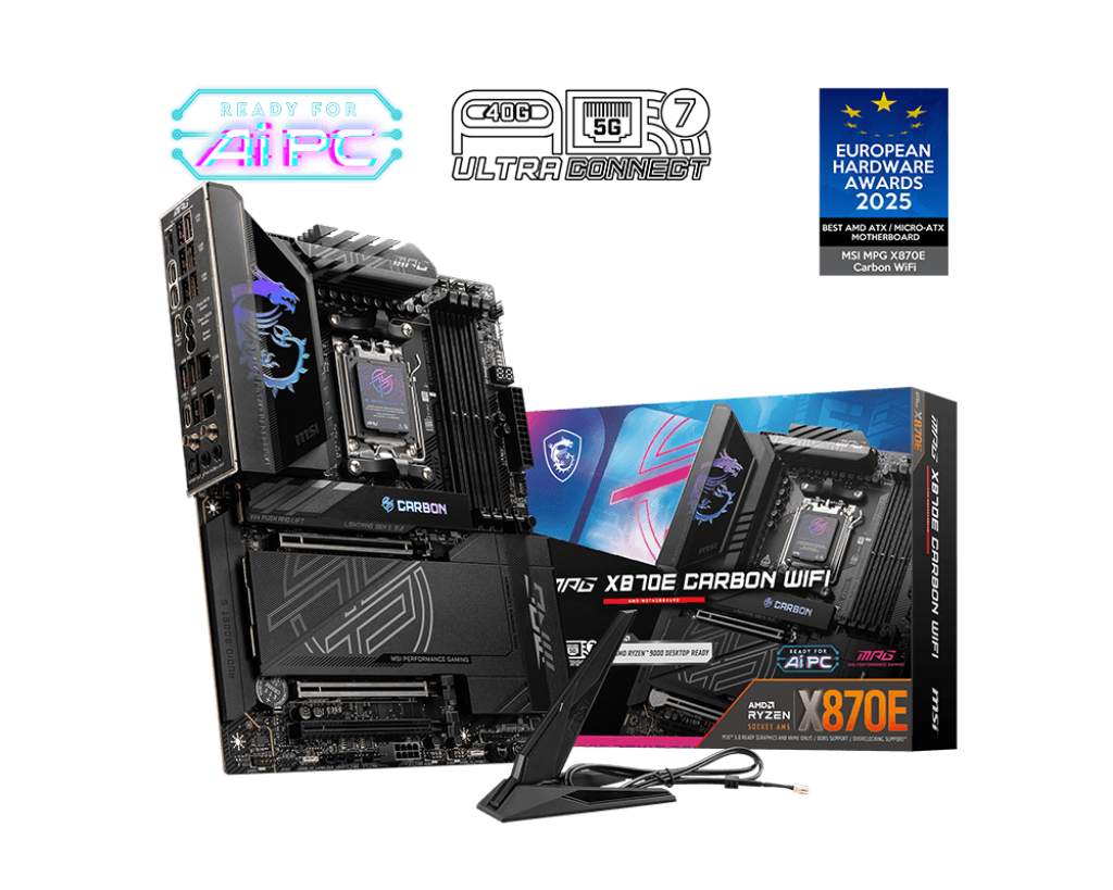 MSI MPG X870E CARBON WIFI DDR5 GAMING Motherboard