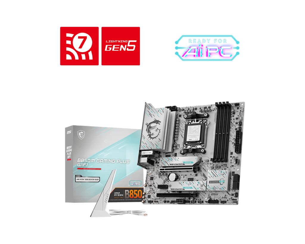 MSI B850M GAMING PLUS WIFI DDR5 MOTHERBOARD