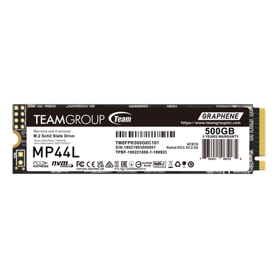 Teamgroup MP44L M.2 2280 500GB PCIE 4.0 X4 NVME 1.4 TLC Internal SSD (RW: 5,000/2,500 MB/s)