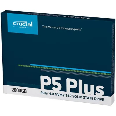 Crucial P5 Plus 2TB Gen4 3D NAND NVMe Internal SSD Solid State Drive (RW: 6,600/5,000 MB/s)