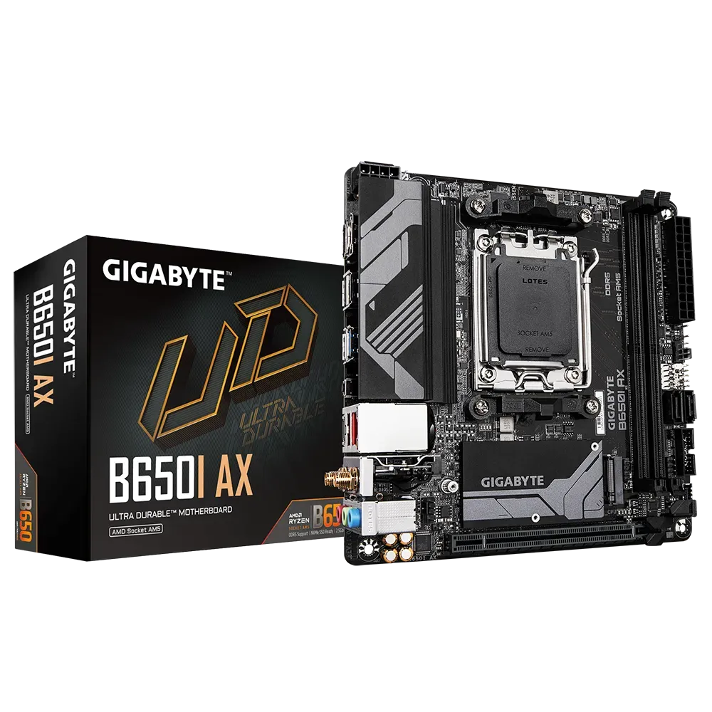GIGABYTE B650I AX WIFI DDR5 ITX MOTHERBOARD