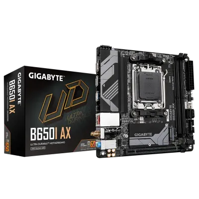 GIGABYTE B650I AX WIFI DDR5 ITX MOTHERBOARD GIGABYTE B650I AX WIFI DDR5 ITX MOTHERBOARD