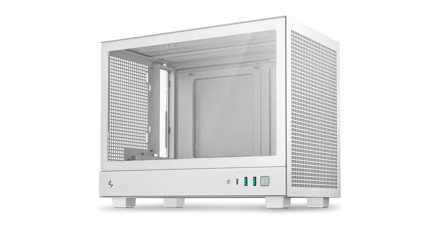 Deepcool CH160 MESH Mini-ITX White High Flow PC Case