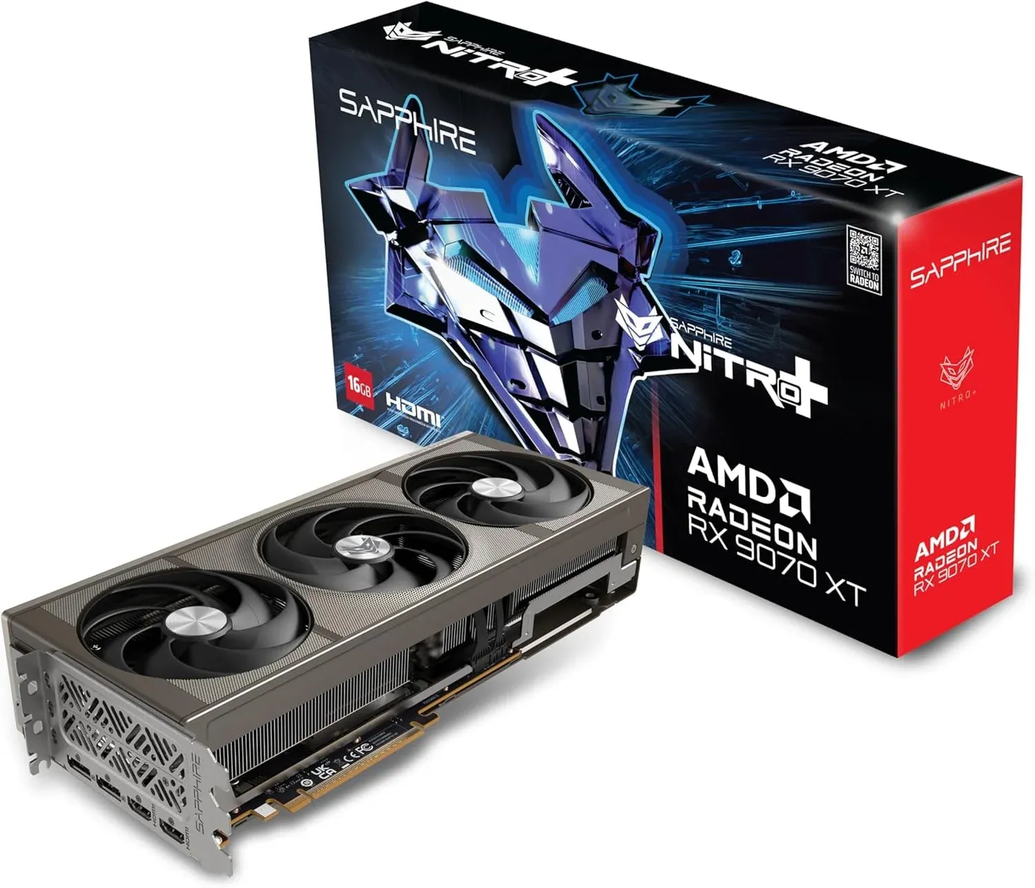 SAPPHIRE NITRO+ AMD Radeon™ RX 9070 XT 16GB GDDR6 256-BIT Video Card