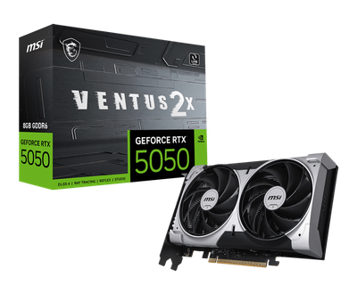 MSI GeForce RTX™ 5050 8G VENTUS 2X 8G 128-bit Video Card