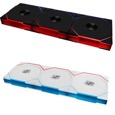 Lian Li UNI Fan TL 120 Wireless Triple Pack-2.4 GHz Wireless Signal ARGB Fan-Infinity Mirror-Daisy-Chain Design-Customizable Lighting Effects-Controller Included & Required Lian Li UNI Fan TL 120 Wireless Triple Pack-2.4 GHz Wireless Signal ARGB Fan-Infinity Mirror-Daisy-Chain Design-Customizable Lighting Effects-Controller Included & Required