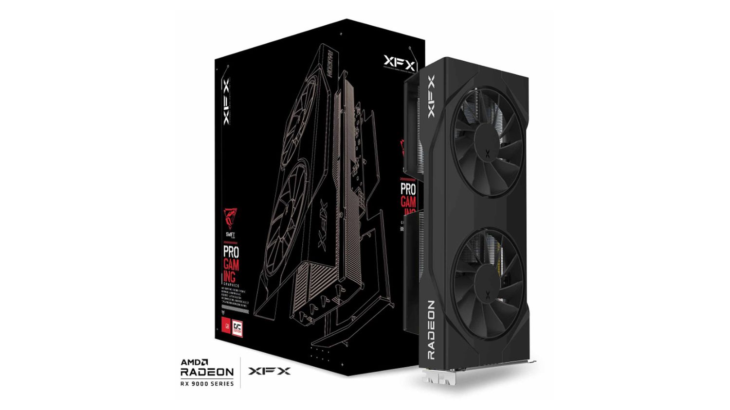XFX Swift AMD Radeon RX 9060 XT OC Gaming Edition 16GB GDDR6 128 bit Video Card